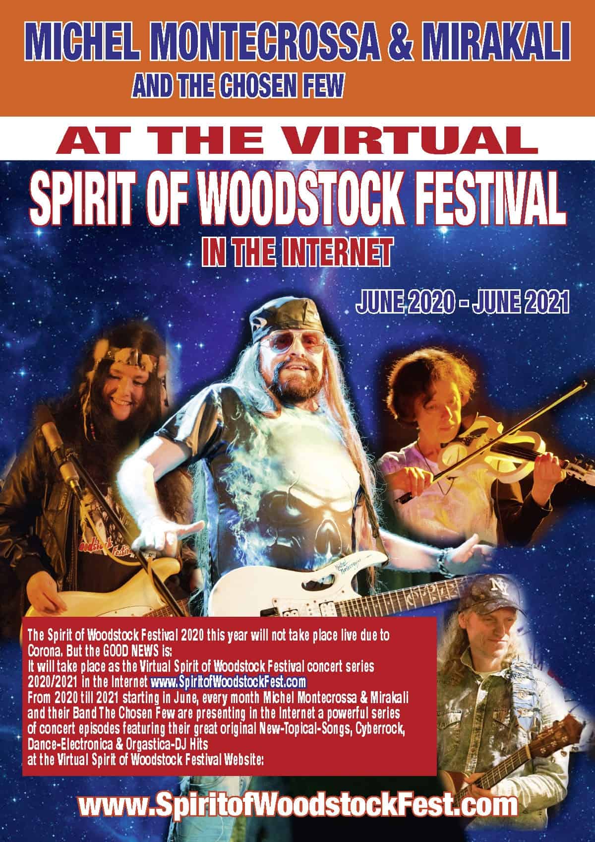 June 2020 June 2021 The Virtual Spirit Of Woodstock Festival Concert