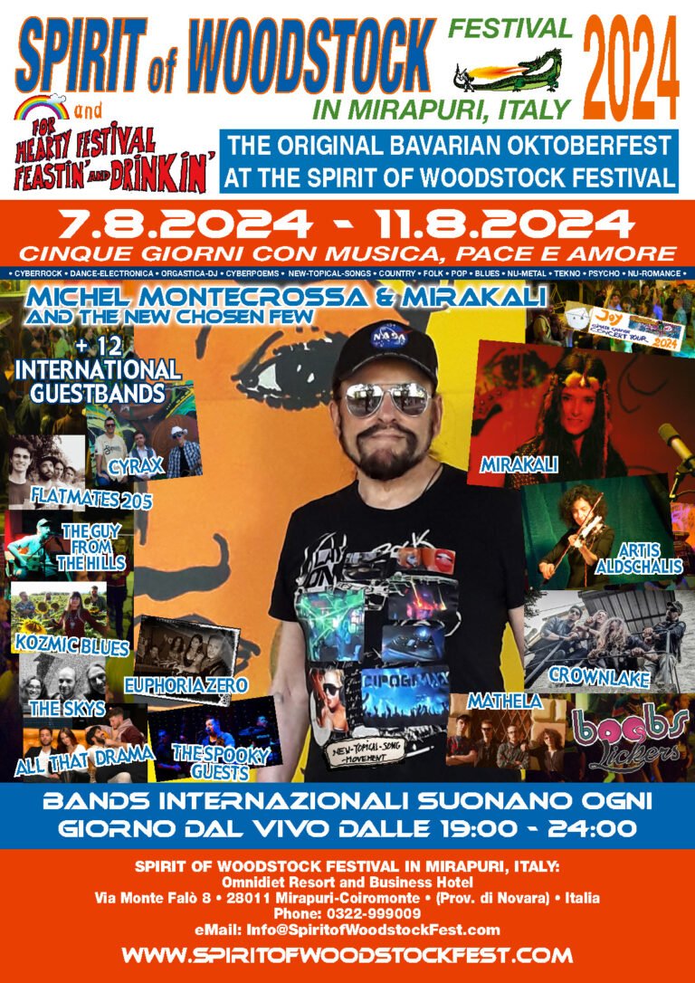 Spirit of Woodstock Festival 2024 Poster